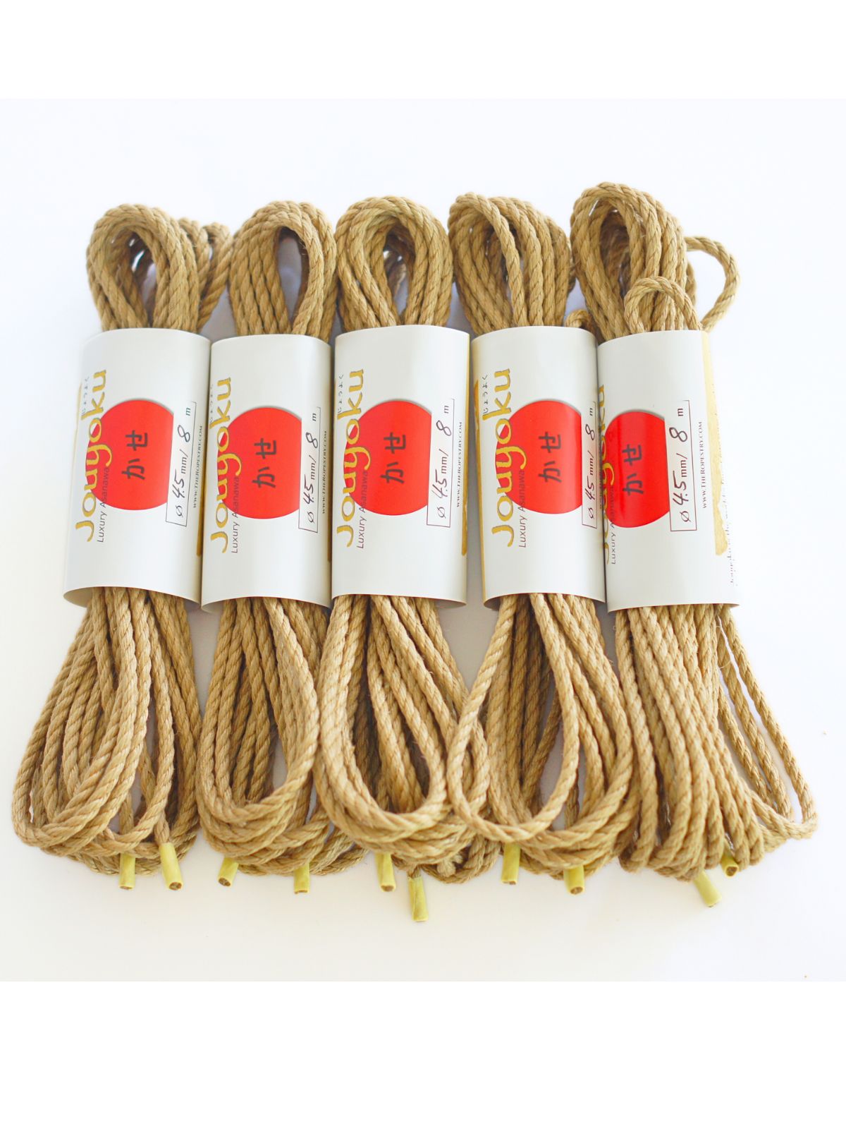 ø 4.5mm JOUYOKU ready-to-use jute rope for Shibari, Kinbaku bondage, various lengths and sets ø 4.5mm JOUYOKU ready-to-use jute rope for Shibari, Kinbaku bondage, various lengths and sets