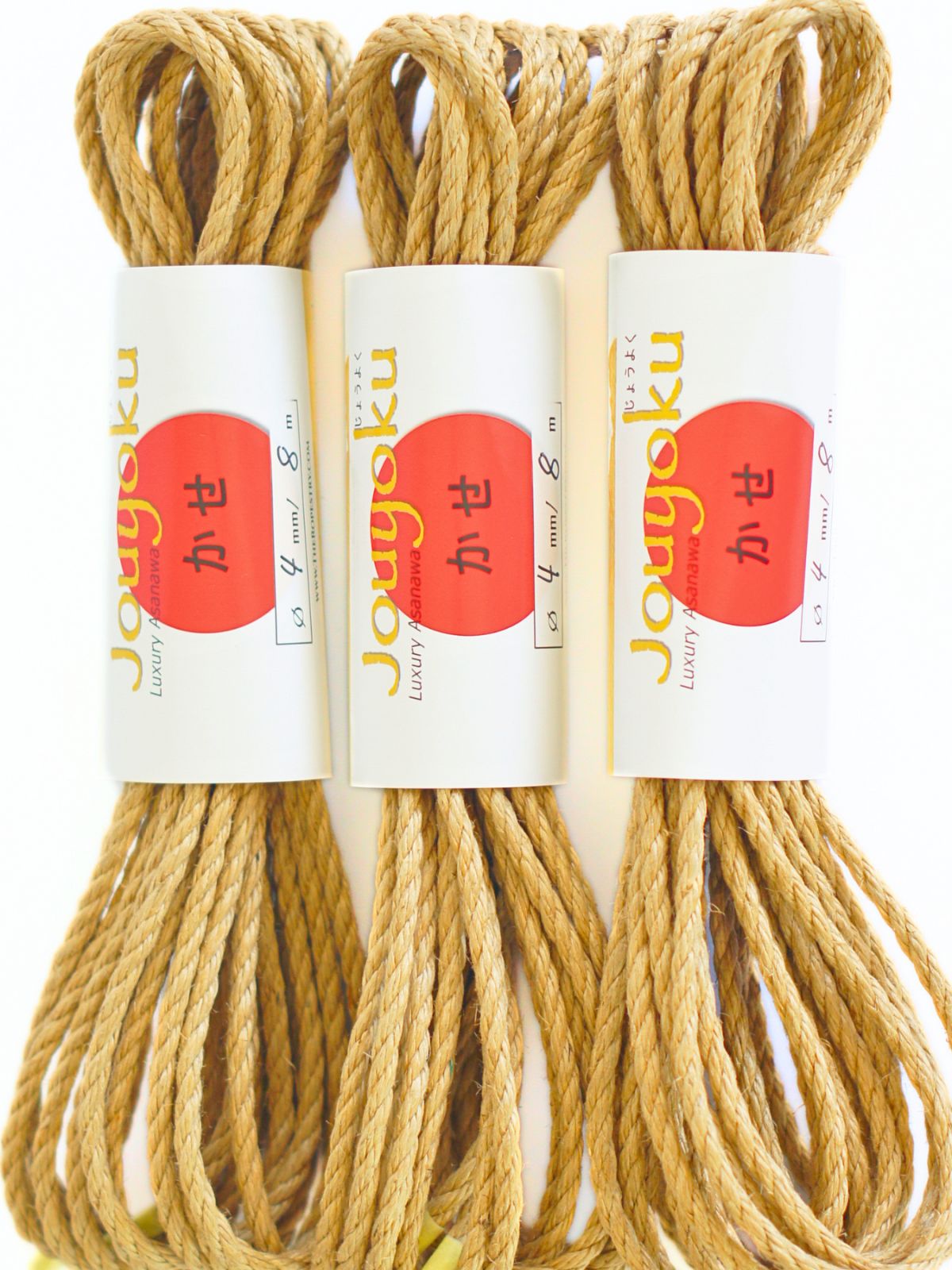 ø 4mm JOUYOKU Juteseil, fesselfertig, mineralölfrei, japanische Produktion