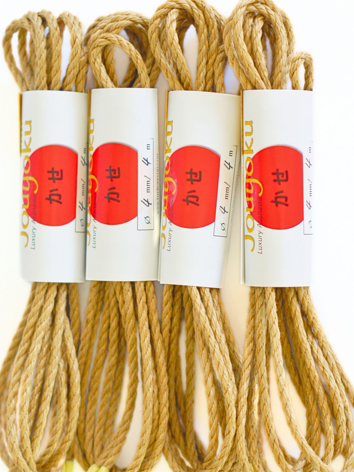 ø 4mm JOUYOKU Juteseil, fesselfertig, mineralölfrei, japanische Produktion