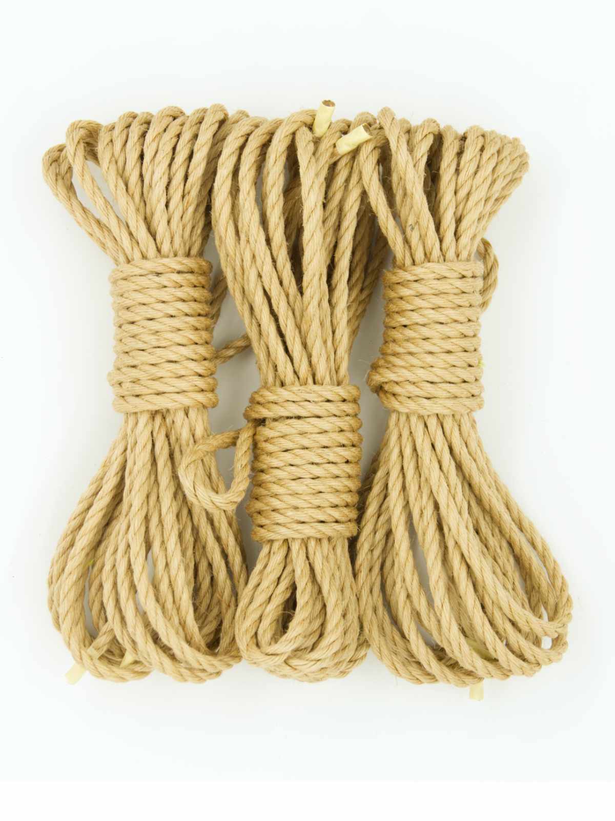 ø 6mm RAW AMATSUNAWA 6/0 jute rope for Shibari, Kinbaku bondage, various lengths, new 2023 batch!