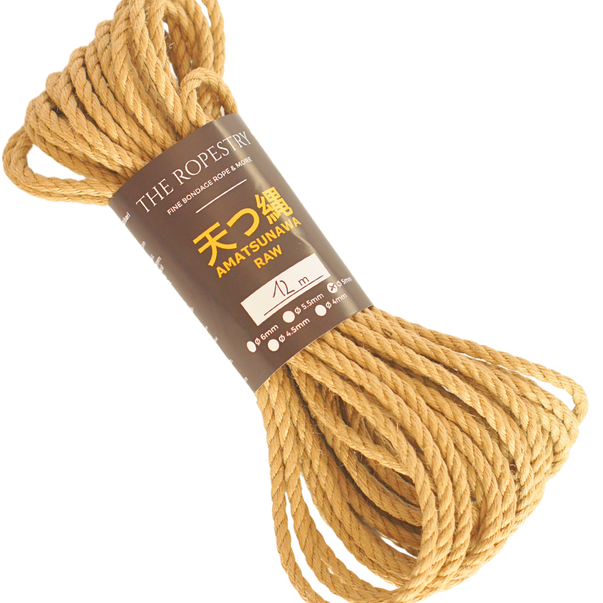 Buy high-quality Ø5mm Shibari jute ropes, untreated, the best BDSM ...