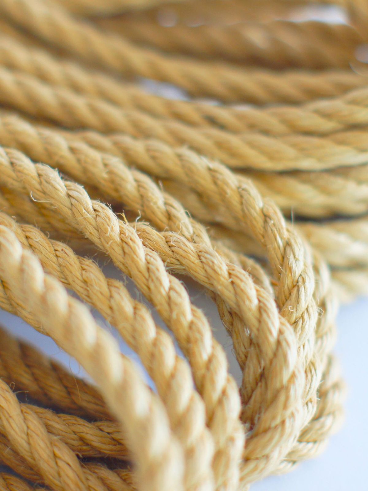 ø 6mm RAW AMATSUNAWA 6/0 jute rope for Shibari, Kinbaku bondage, untreated, chemical free