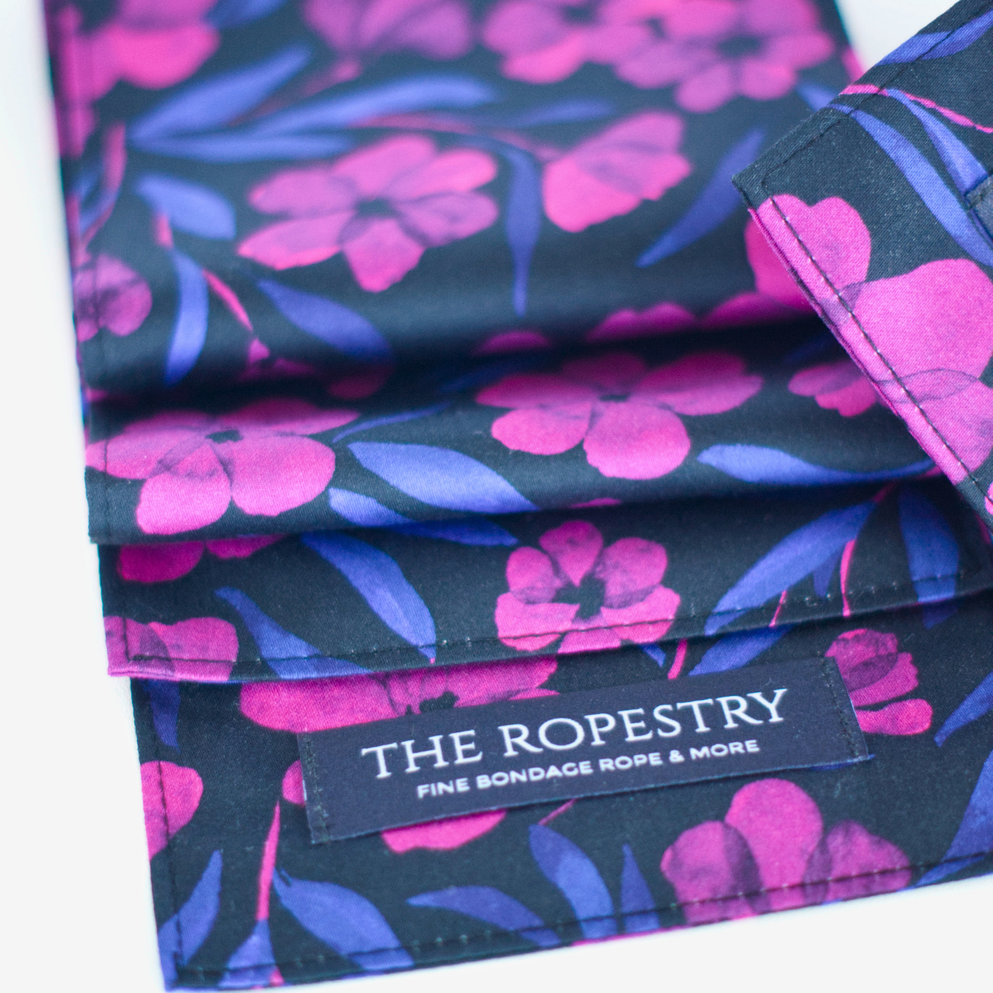 Soft Cotton Satin Blindfold – 3-Ply Sleep Mask & Bondage Restraint – Multi-use Tie, Shibari Accessoire