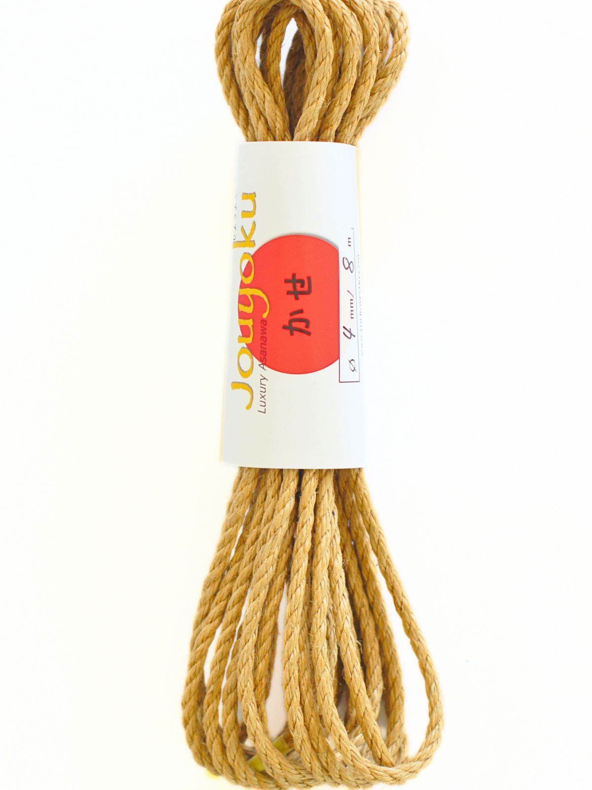 ø 4mm JOUYOKU Juteseil, fesselfertig, mineralölfrei, japanische Produktion
