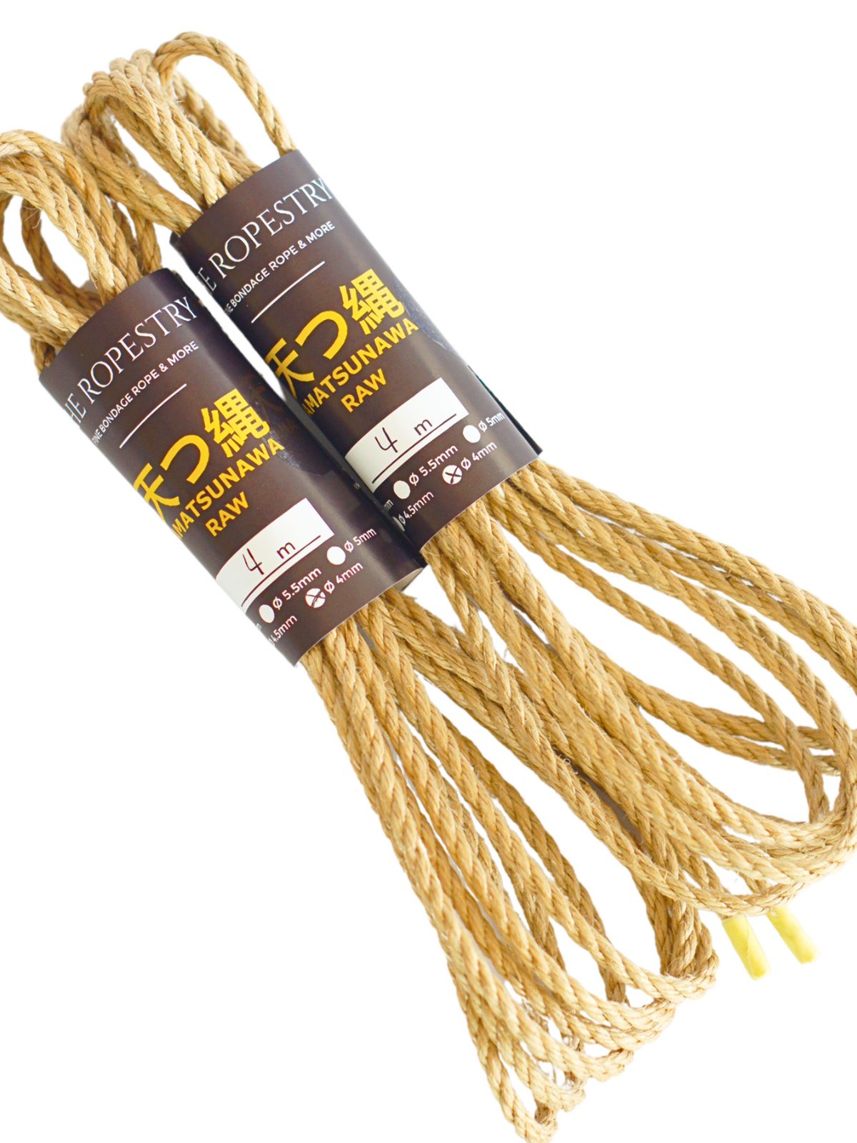 ø 4mm AMATSUNAWA 4/0 Jute-ROHSEIL, unbehandelt, mineralölfrei, japanische Produktion