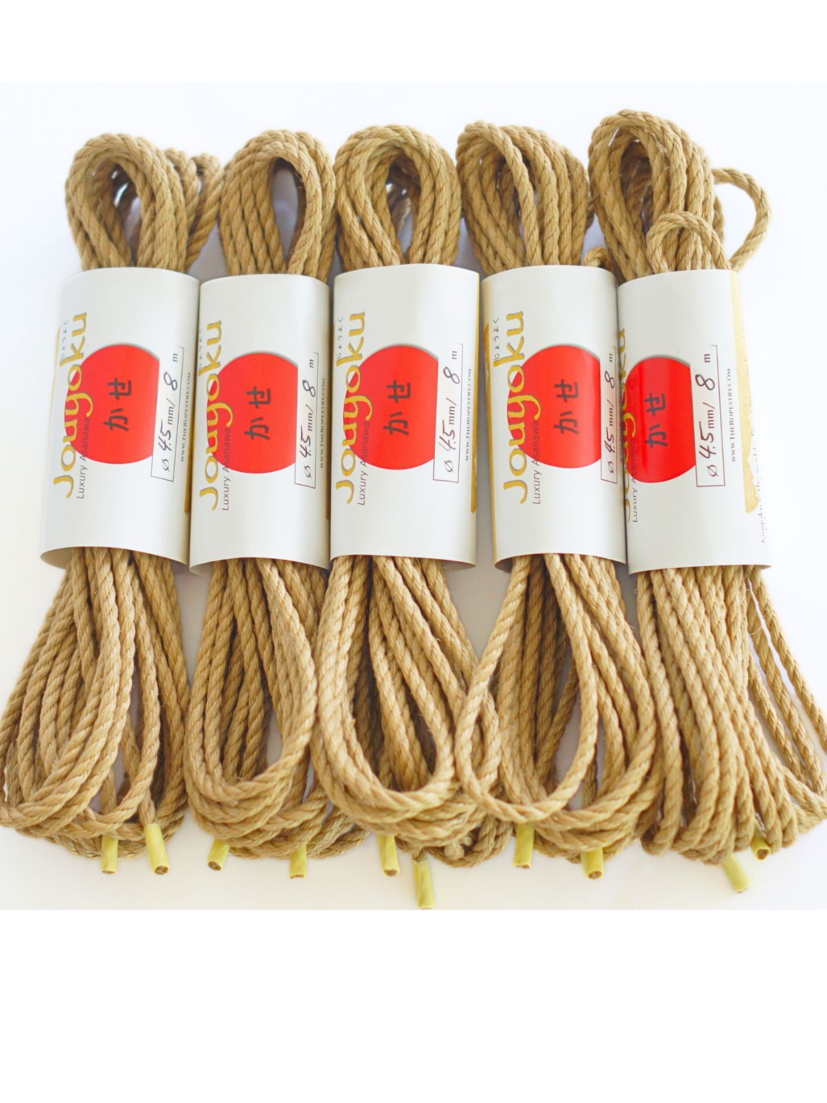 ø 4.5mm JOUYOKU ready-to-use jute rope for Shibari, Kinbaku bondage, various lengths and sets ø 4.5mm JOUYOKU ready-to-use jute rope for Shibari, Kinbaku bondage, various lengths and sets