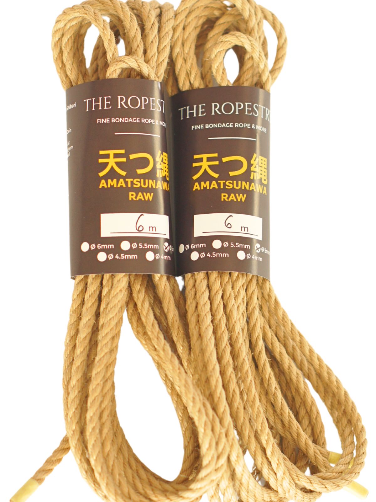 ø 5mm AMATSUNAWA 5/0 Jute-ROHSEIL, unbehandelt, mineralölfrei, japanische Produktion