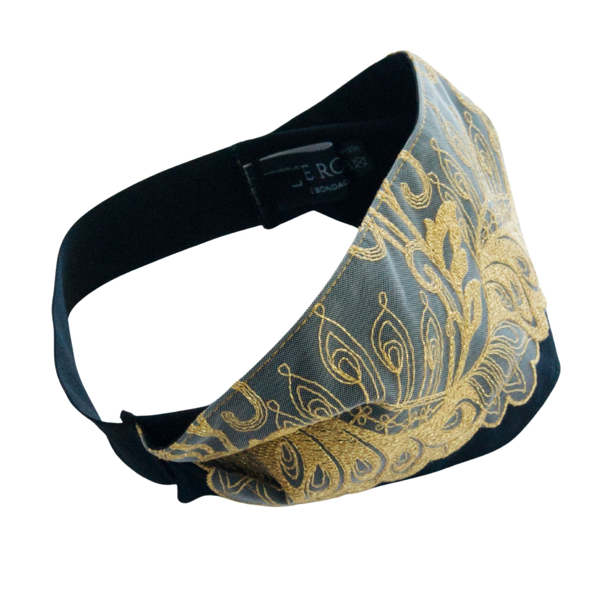 Augenbinde "Aurea" mit goldener Spitze – für Shibari & Sensory Play, Meditationsmaske | Exklusiv-Design von TheRopestry
