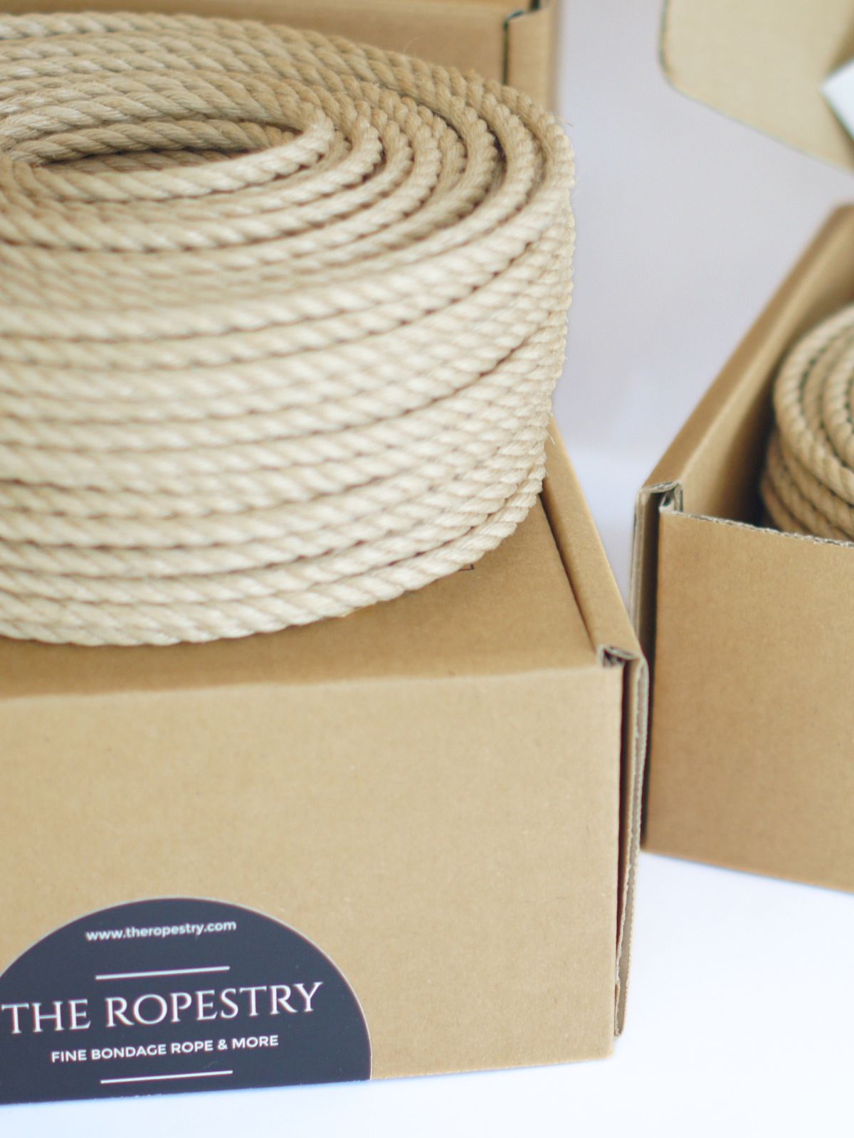 SINGLE RAW ROLL - 50m raw jute rope for bondage, Shibari and Kinbaku, cut and knot your own ropes SINGLE RAW ROLL - 50m raw jute rope for bondage, Shibari and Kinbaku, cut and knot your own ropes