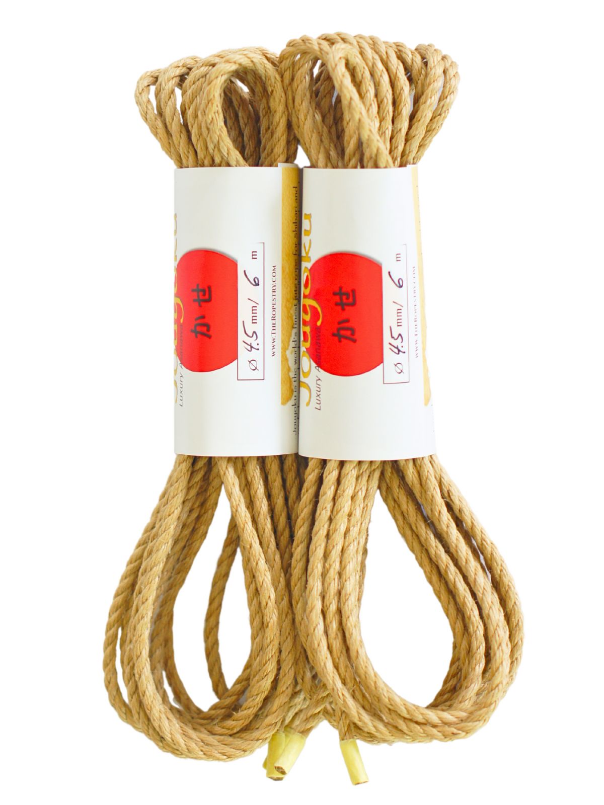 ø 4.5mm JOUYOKU ready-to-use jute rope for Shibari, Kinbaku bondage, various lengths and sets ø 4.5mm JOUYOKU ready-to-use jute rope for Shibari, Kinbaku bondage, various lengths and sets