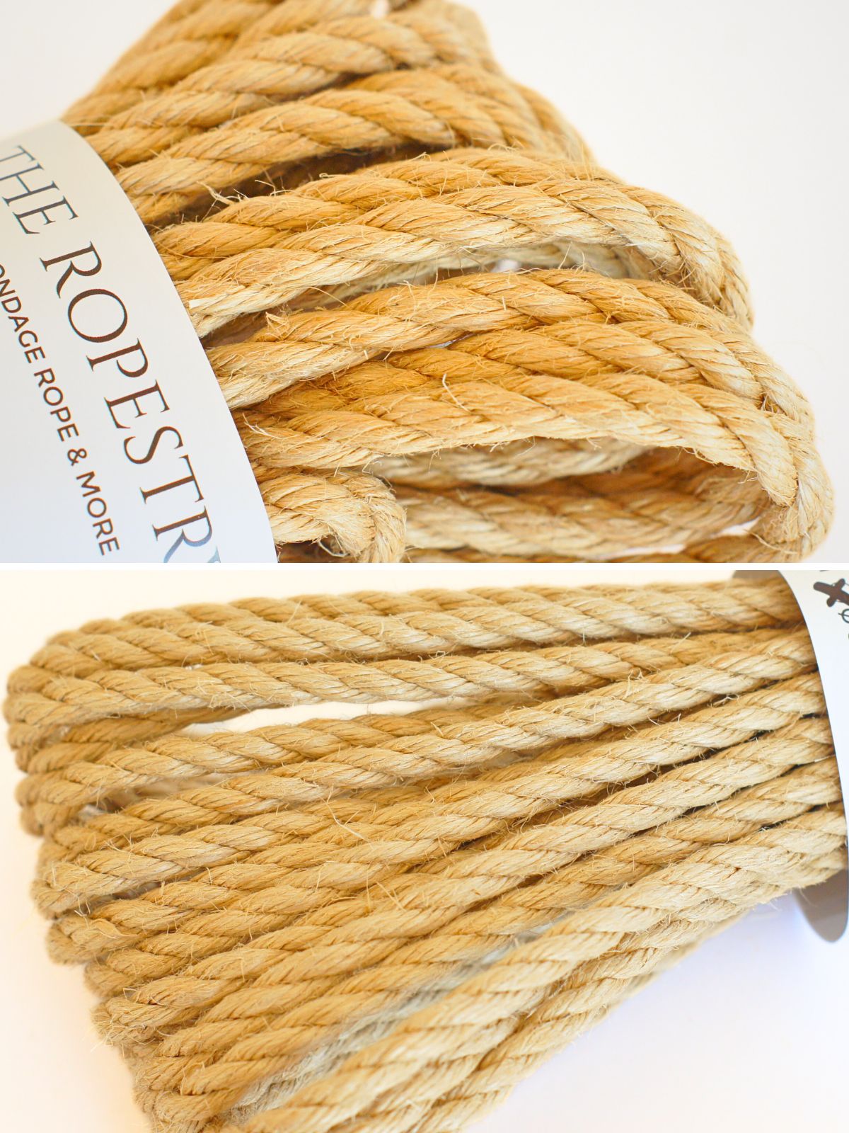 ø 5.5mm KIYOMI strong single-ply Z-twist medium-lay jute rope for Shibari & Kinbaku applications, untreated, durable & versatile, JBO-free  ø 5.5mm KIYOMI strong single-ply Z-twist medium-lay jute rope for Shibari & Kinbaku applications, untreated, durable & versatile, JBO-free