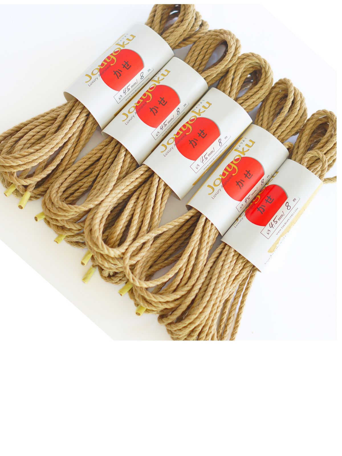 ø 4.5mm JOUYOKU ready-to-use jute rope for Shibari, Kinbaku bondage, various lengths and sets ø 4.5mm JOUYOKU ready-to-use jute rope for Shibari, Kinbaku bondage, various lengths and sets