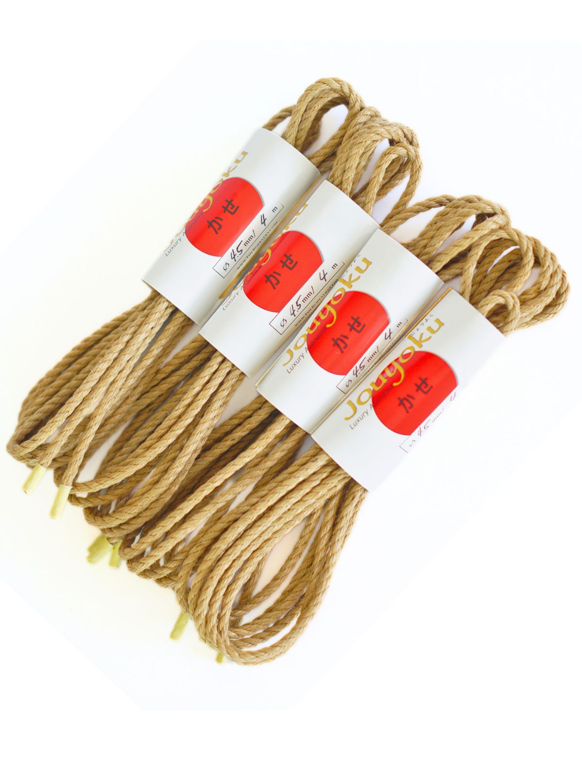 ø 4.5mm JOUYOKU ready-to-use jute rope for Shibari, Kinbaku bondage, various lengths and sets ø 4.5mm JOUYOKU ready-to-use jute rope for Shibari, Kinbaku bondage, various lengths and sets