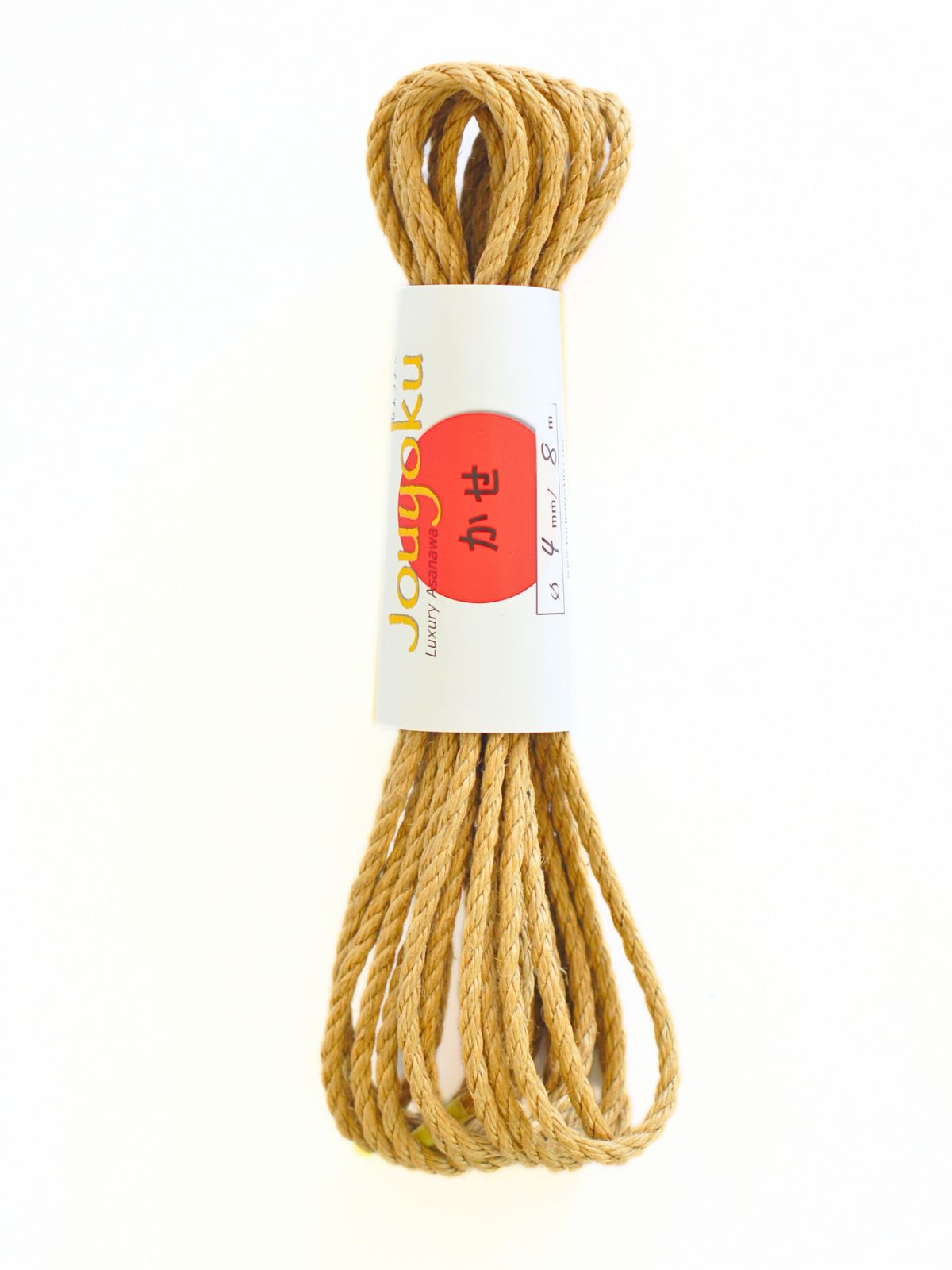 ø 4mm JOUYOKU Juteseil, fesselfertig, mineralölfrei, japanische Produktion