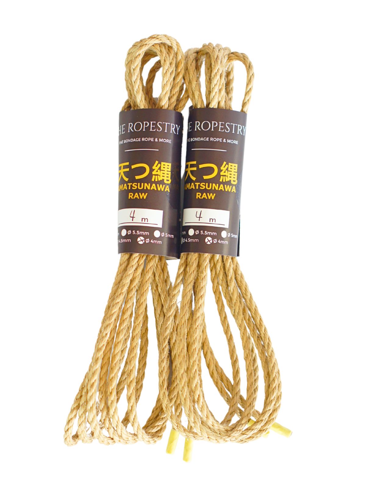 ø 4mm RAW AMATSUNAWA 4/0 jute rope for Shibari, Kinbaku bondage, various lengths and sets ø 4mm RAW AMATSUNAWA 4/0 jute rope for Shibari, Kinbaku bondage, various lengths and sets