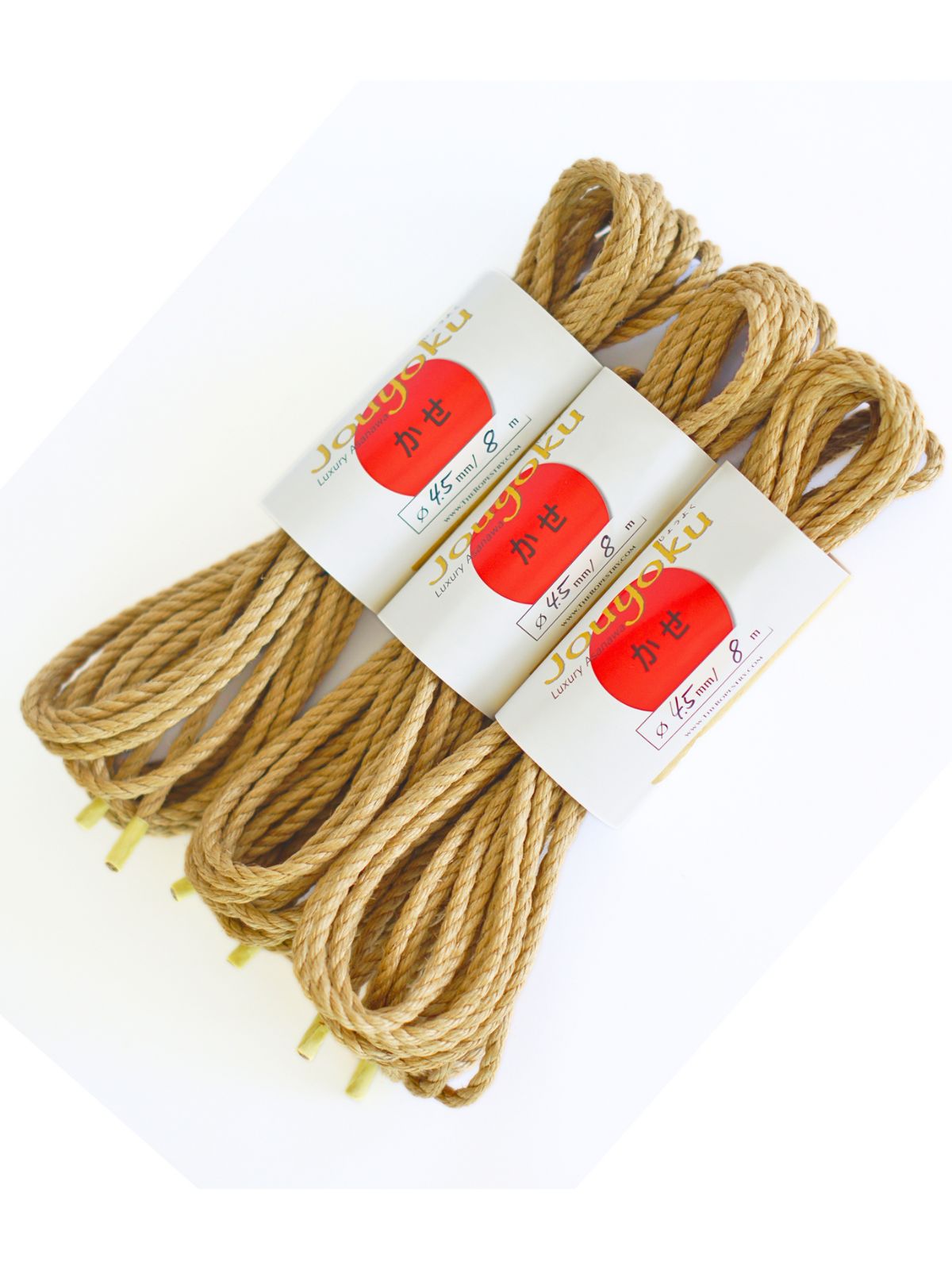 ø 4.5mm JOUYOKU ready-to-use jute rope for Shibari, Kinbaku bondage, various lengths and sets ø 4.5mm JOUYOKU ready-to-use jute rope for Shibari, Kinbaku bondage, various lengths and sets
