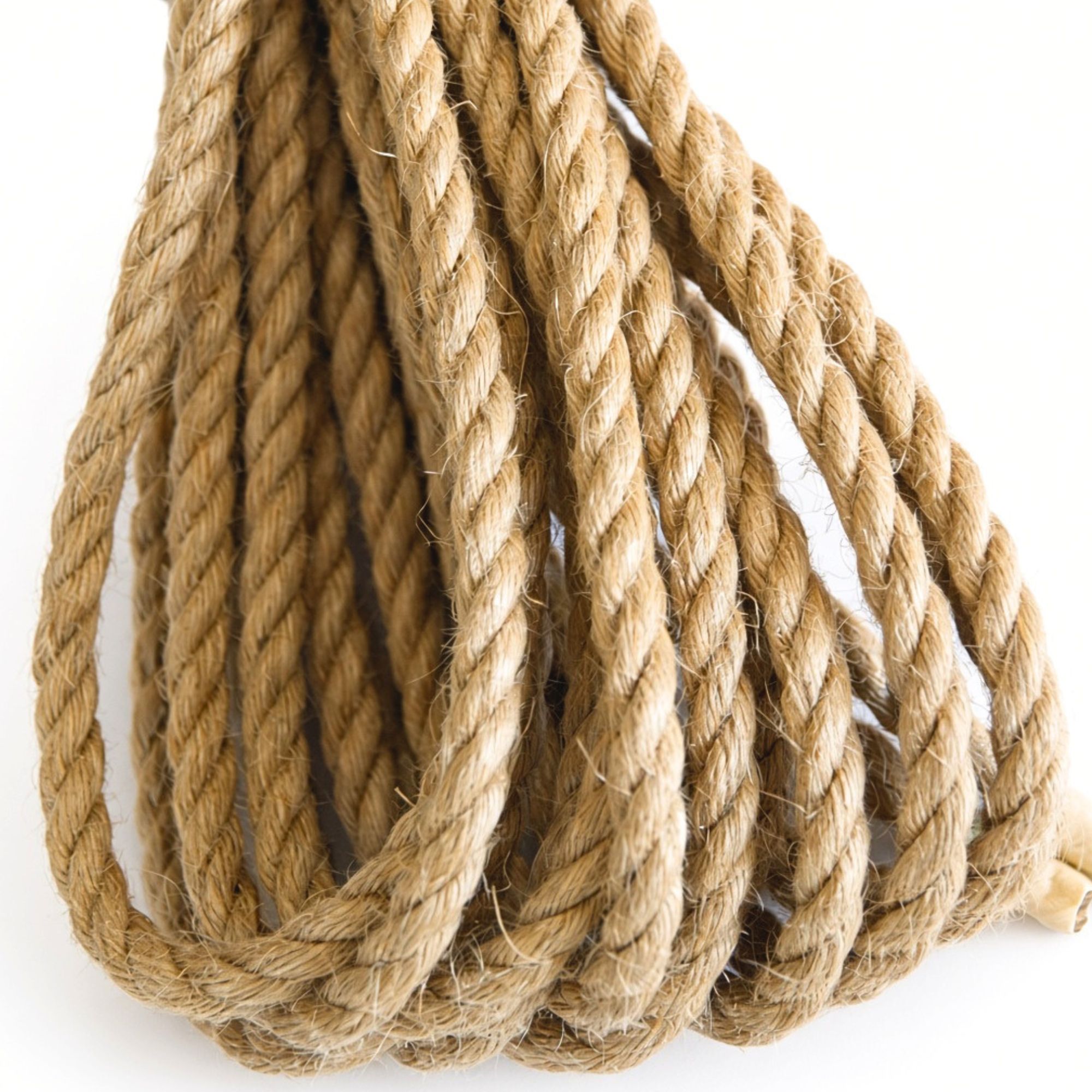 ø 5mm KINSEI golden premium jute rope, Z-twist medium-lay jute rope for Shibari & Kinbaku applications, untreated, JBO-free | TheRopestry