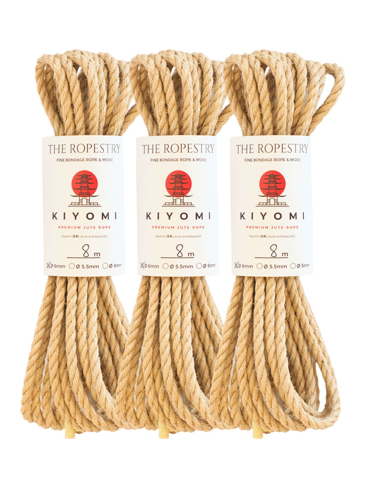 Small Strong Rope Available here: KIYOMI strong single-ply Z-twist medium-lay jute rope ...