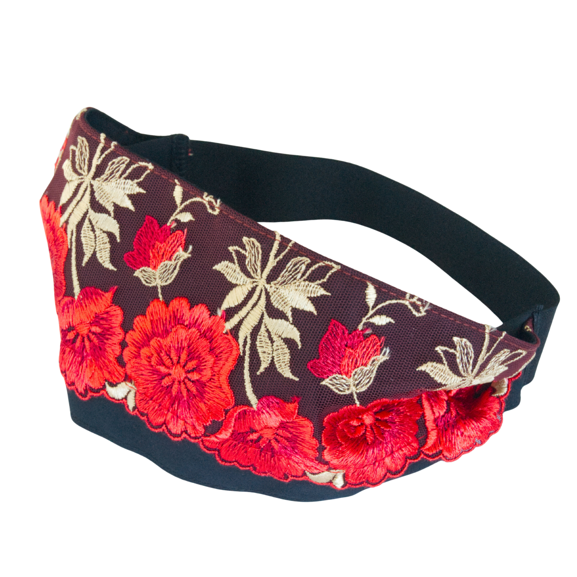 Blindfold "Rosea" with delicate lace – for Shibari & Sensory Play, Meditation Mask | Exclusive Design by TheRopestry